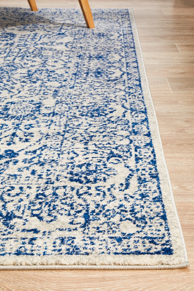Evoke 256 Hamptons Style Indoor Rug Blue - Image 6