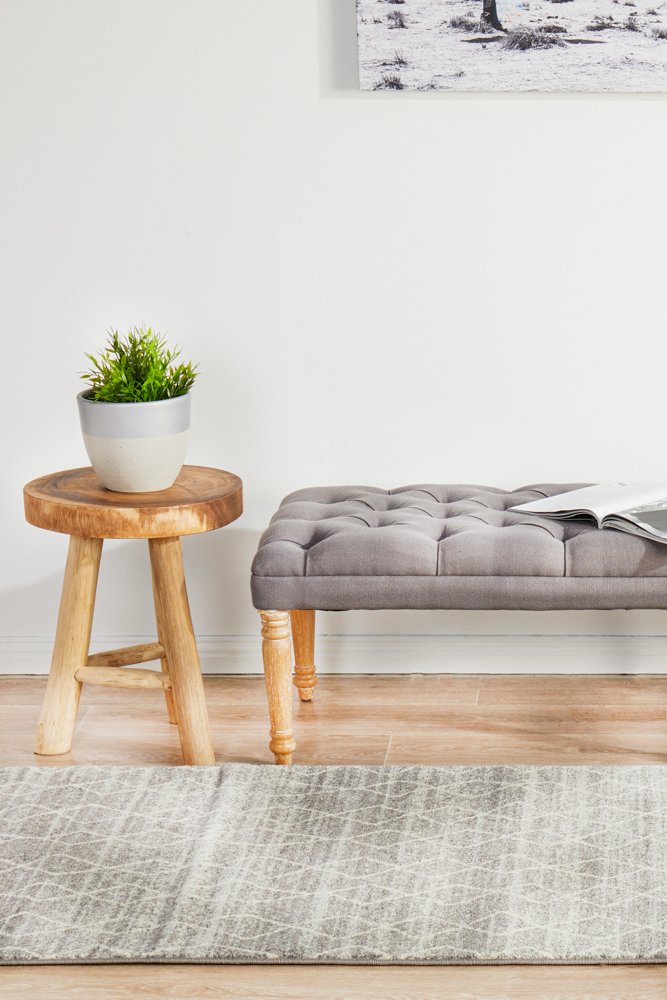 Evoke 257 Hamptons Style Indoor Rug Silver Runner - Image 3