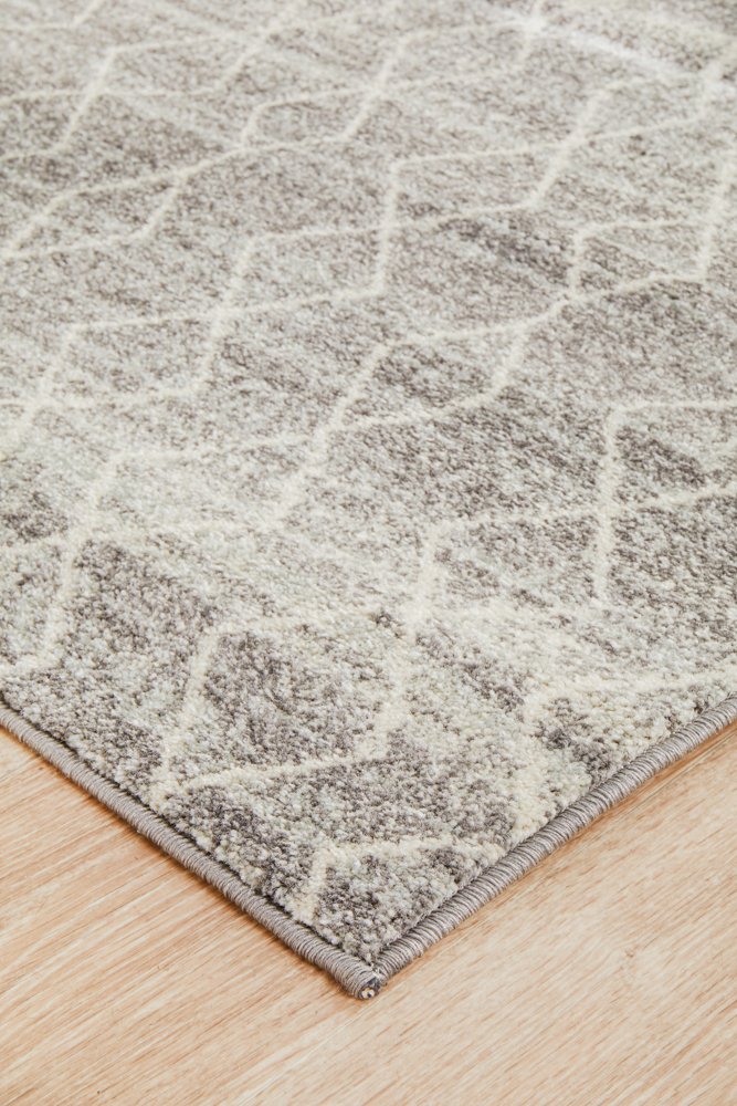 Evoke 257 Hamptons Style Indoor Rug Silver Runner - Image 5