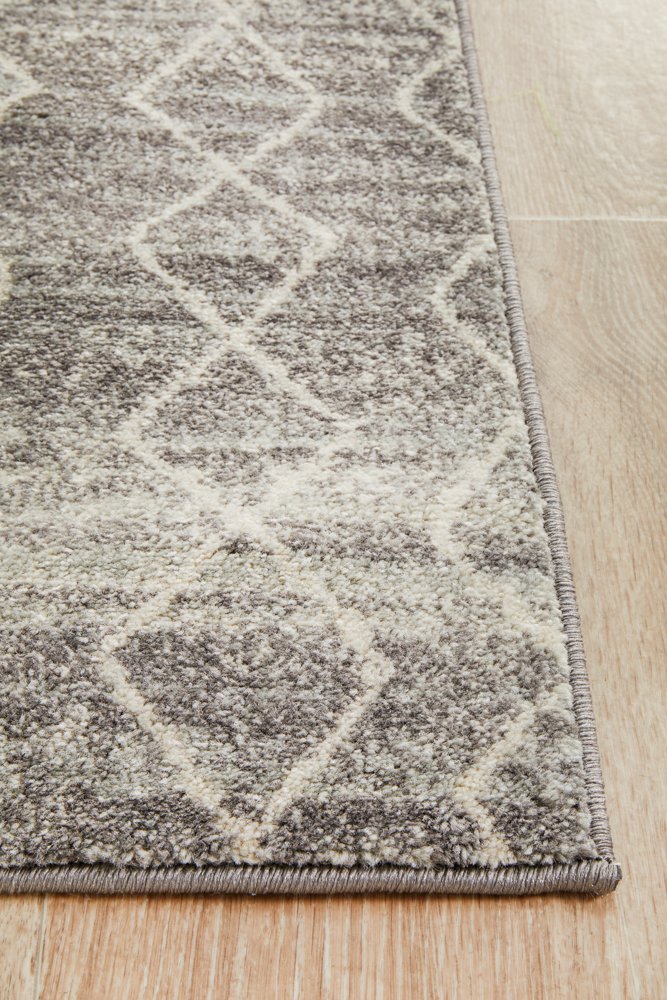Evoke 257 Hamptons Style Indoor Rug Silver Runner - Image 6