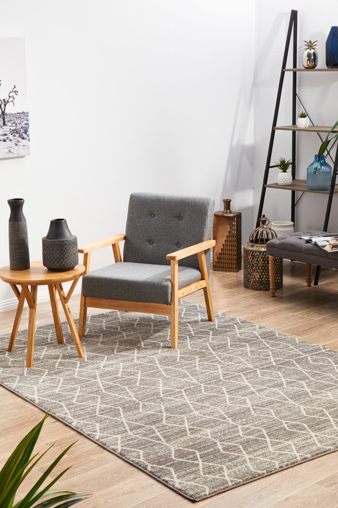 Evoke 257 Hamptons Style Indoor Rug Silver - Image 2