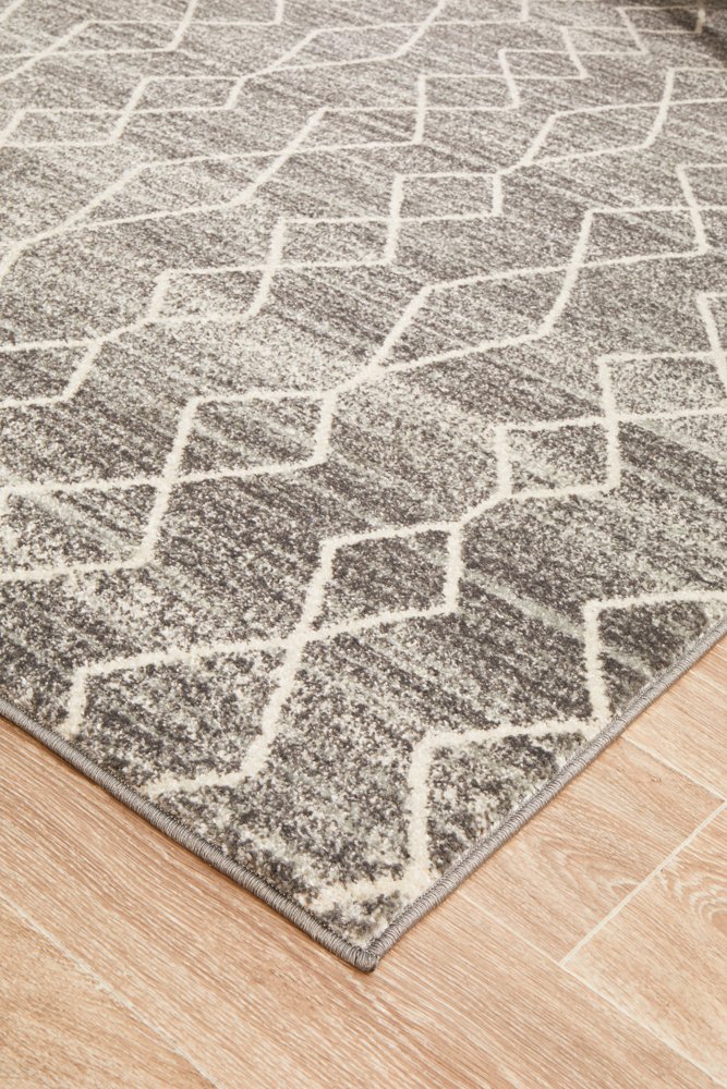 Evoke 257 Hamptons Style Indoor Rug Silver - Image 5
