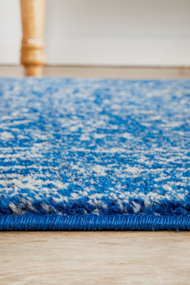 Evoke 258 Hamptons Style Indoor Rug Navy Runner - Image 7