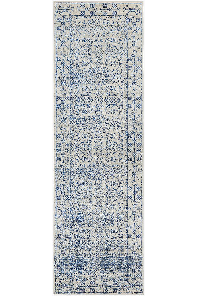 Evoke 258 Hamptons Style Indoor Rug White Runner - Image 4