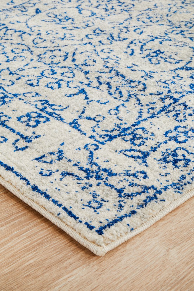 Evoke 258 Hamptons Style Indoor Rug White Runner - Image 5