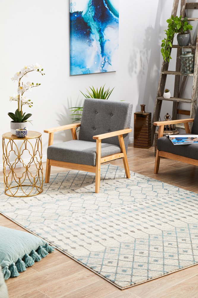 Evoke 260 Hamptons Style Indoor Rug White - Image 2