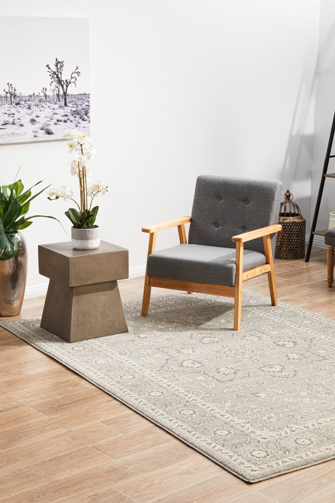 Evoke 261 Hamptons Style Indoor Rug Silver - Image 2
