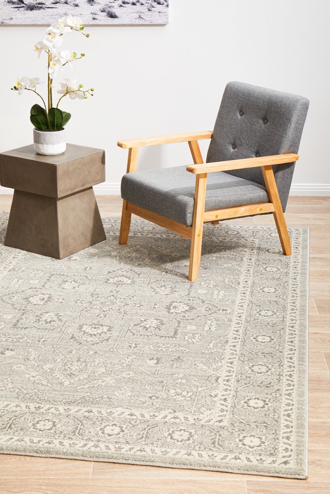 Evoke 261 Hamptons Style Indoor Rug Silver - Image 3