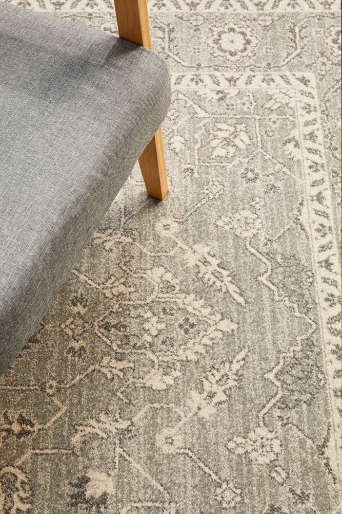 Evoke 261 Hamptons Style Indoor Rug Silver - Image 8