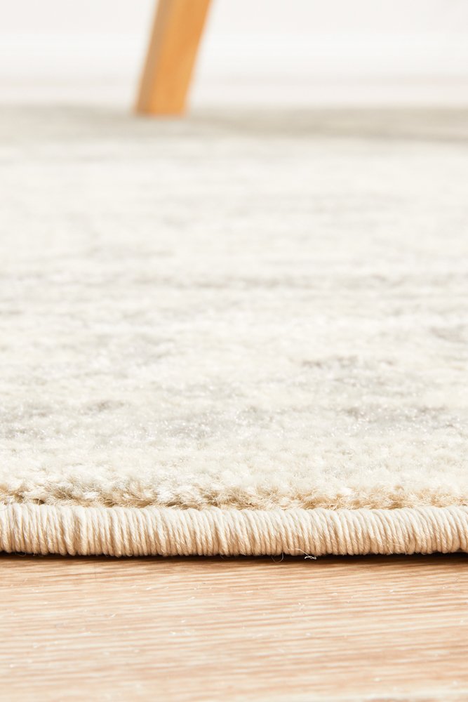 Evoke 261 Hamptons Style Indoor Rug White Round - Image 7
