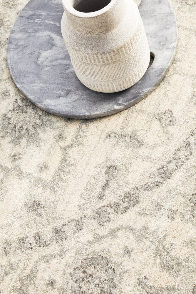 Evoke 261 Hamptons Style Indoor Rug White Round - Image 8