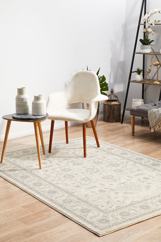 Evoke 261 Hamptons Style Indoor Rug White - Image 2