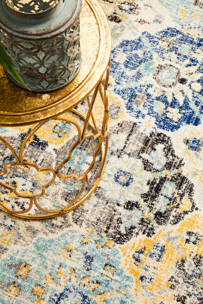 Evoke 266 Hamptons Style Indoor Rug Multi Round - Image 8