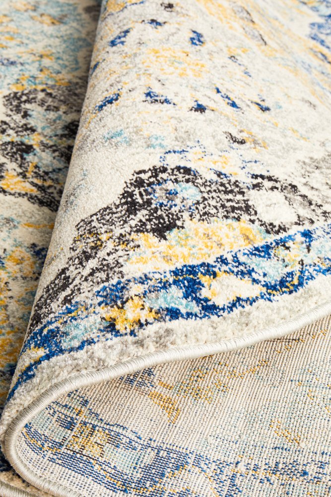 Evoke 266 Hamptons Style Indoor Rug Multi Round - Image 9