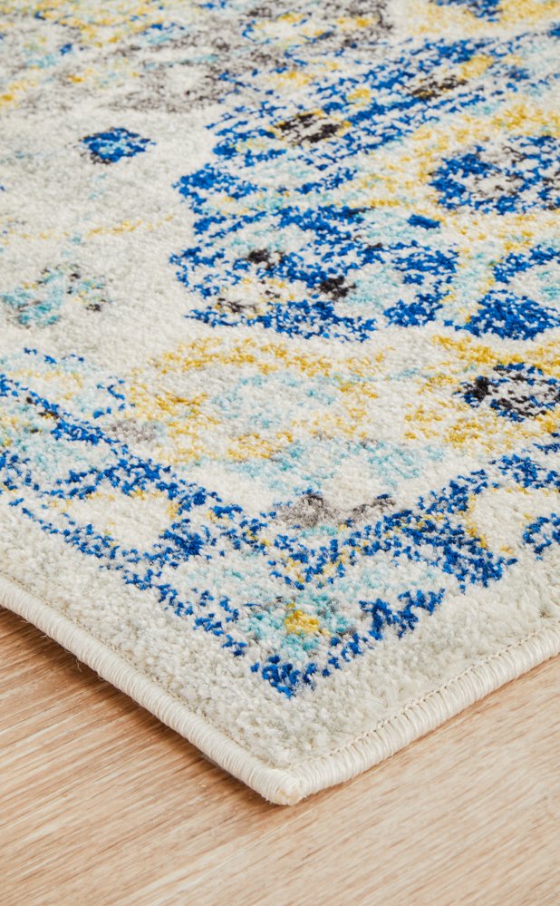 Evoke 266 Hamptons Style Indoor Rug Multi Runner - Image 5