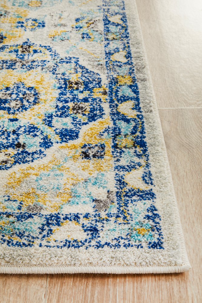 Evoke 266 Hamptons Style Indoor Rug Multi Runner - Image 6