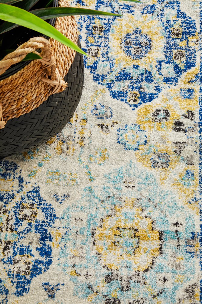 Evoke 266 Hamptons Style Indoor Rug Multi Runner - Image 8