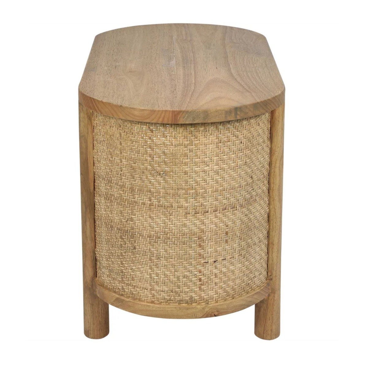 Coolum Bedside Table Natural, W 38cm D 70cm H 50cm (RRP $699) - Image 4