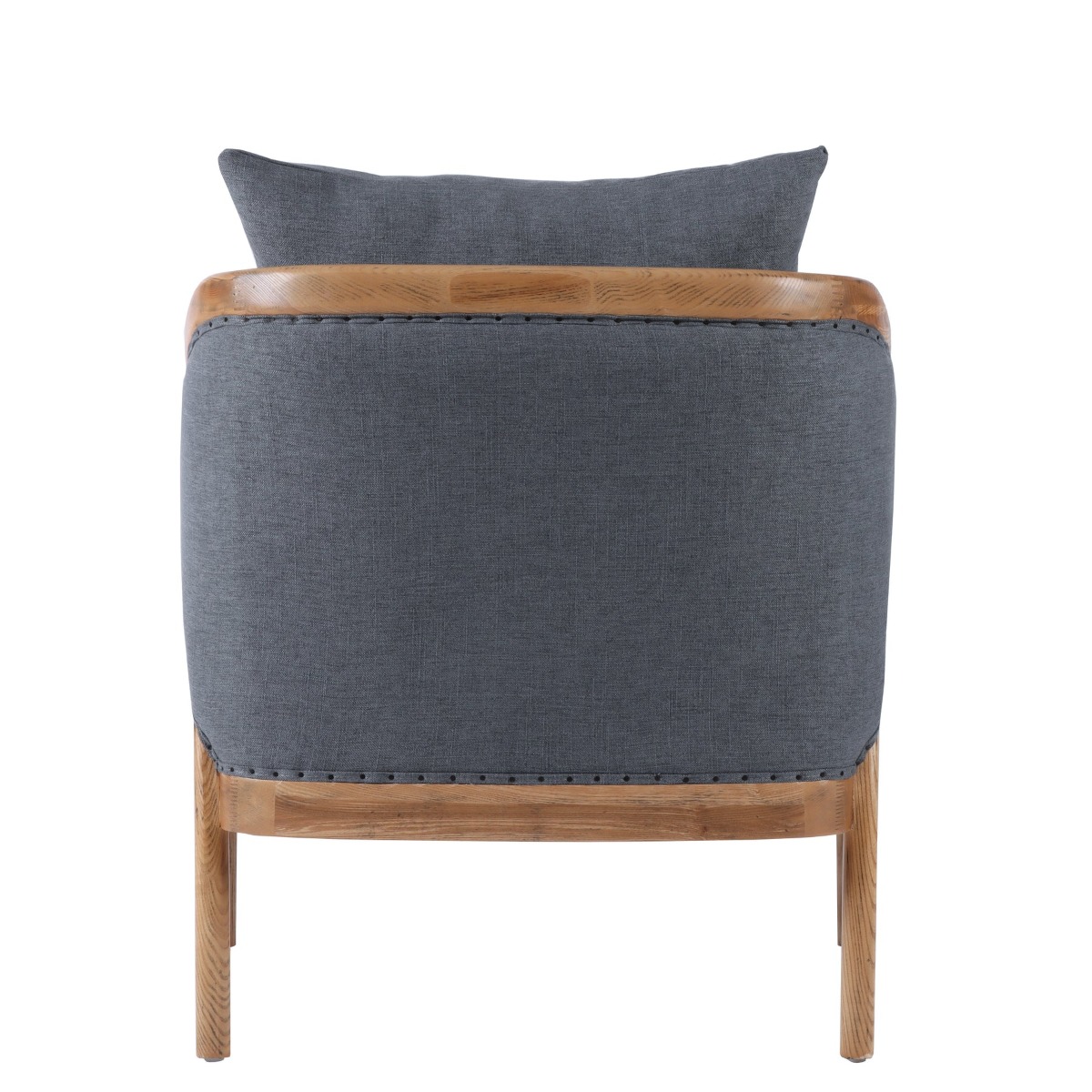 Asteria Armchair Linen Blend Blue, W 91cm D 76cm H 81cm (RRP $1299) - Image 6