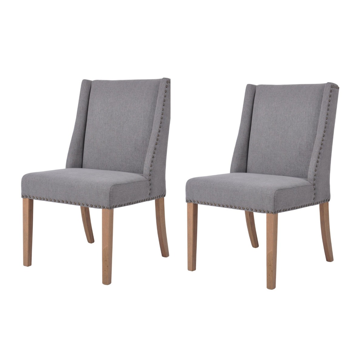 Ithaca Dining Chair Grey, W 53cm D 65cm H 95cm (RRP $479) - Image 4