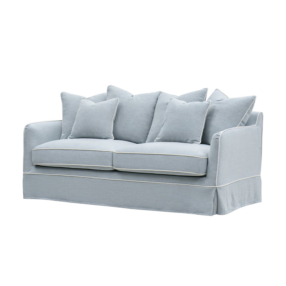 Noosa Hamptons 2.5 Seat Sofa Beach, W 195cm D 91cm H 80cm (RRP $2699) - Image 2