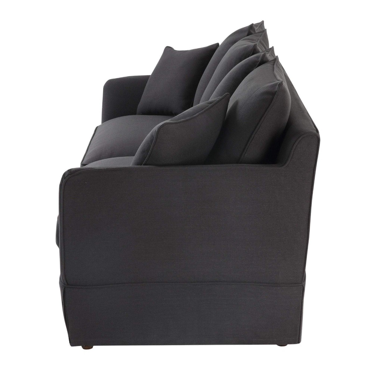 Noosa Hamptons 3 Seat Queen Sofa Bed Charcoal, W 221cm D 91cm H 80cm (RRP $4279) - Image 8