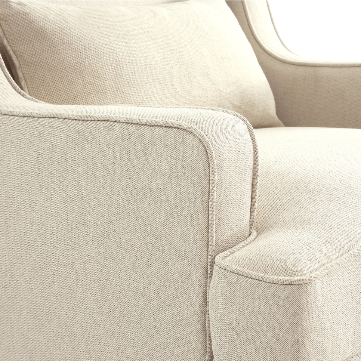 Bondi Hamptons Armchair Beige, W 92cm D 85cm H 94cm (RRP $1499) - Image 6