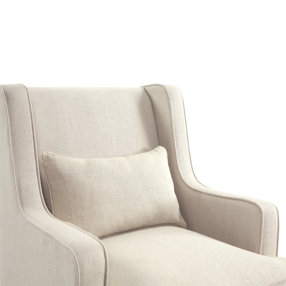 Bondi Hamptons Armchair Beige, W 92cm D 85cm H 94cm (RRP $1499) - Image 5