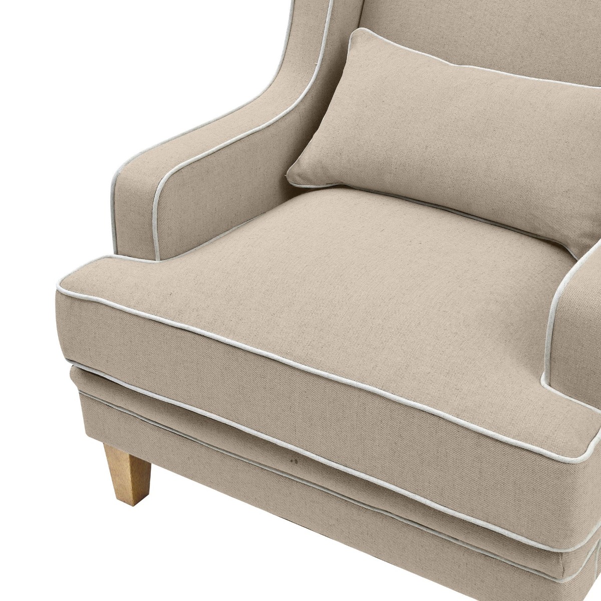 Bondi Hamptons Armchair Natural, W 92cm D 85cm H 94cm (RRP $1499) - Image 8