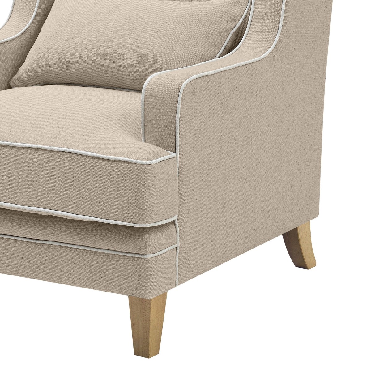 Bondi Hamptons Armchair Natural, W 92cm D 85cm H 94cm (RRP $1499) - Image 4