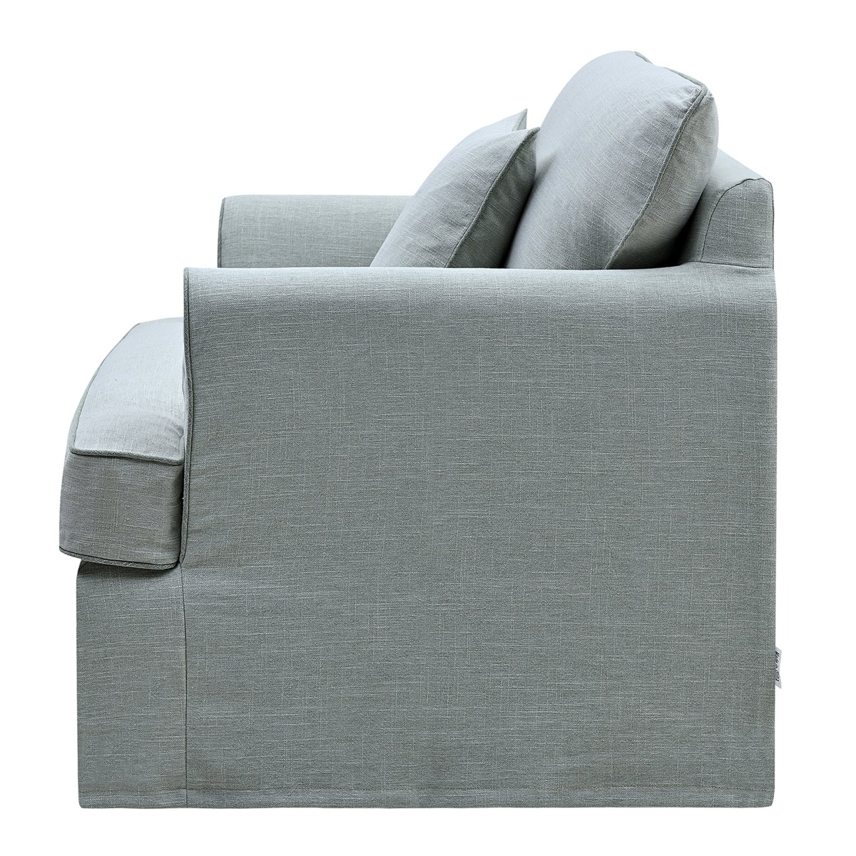 Slip Cover Only - Byron Hamptons Armchair Sage, W 99cm D 96cm H 78cm (RRP $699) - Image 2