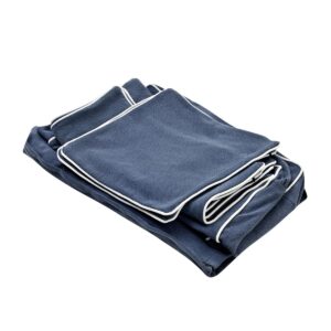 Slip Cover Only - Byron Hamptons 2.5 Seat Sofa Navy, W 190cm D 96cm H 78cm (RRP $899)