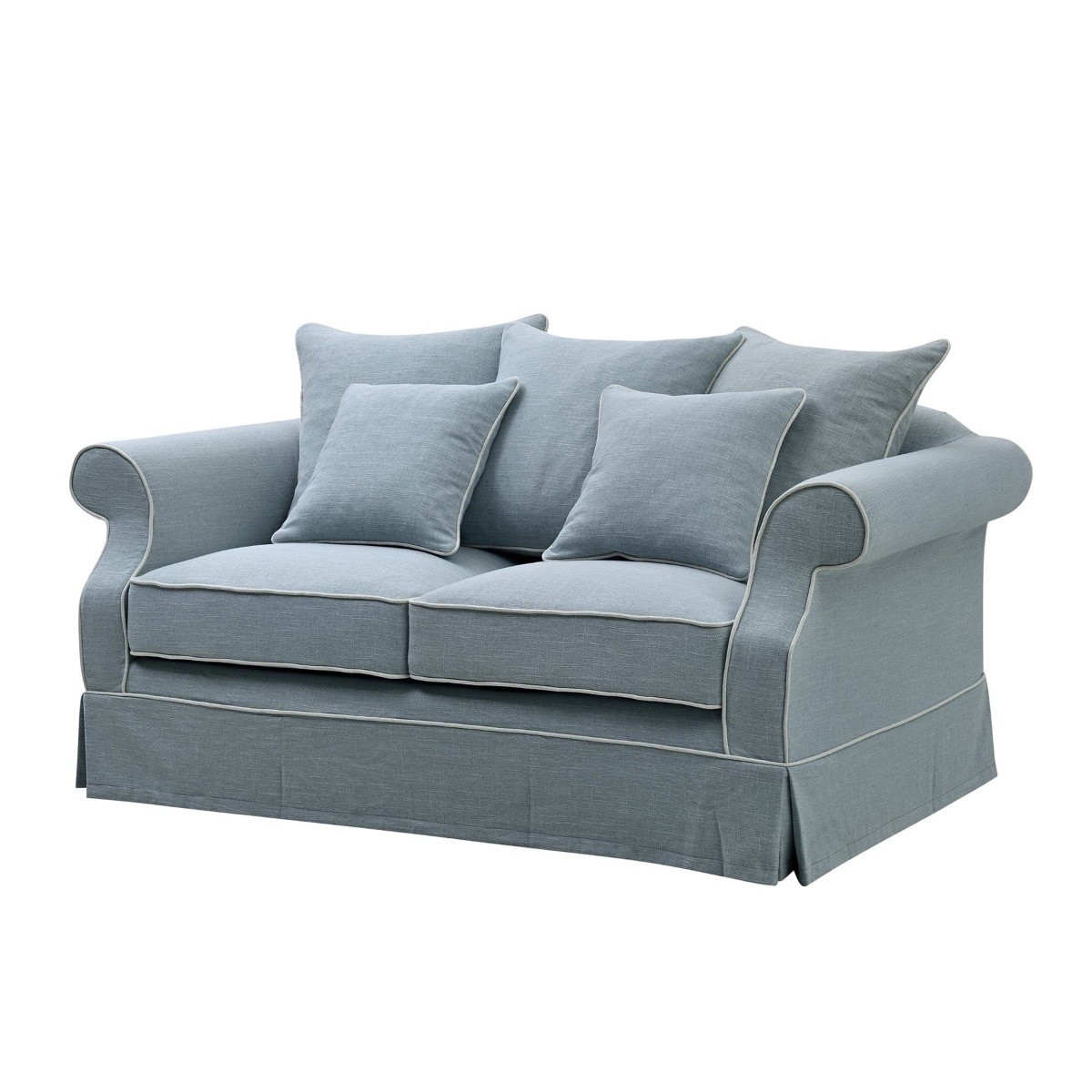 Slip Cover Only - Avalon Hamptons 2 Seat Sofa Beach, W 174cm D 96cm H 81cm (RRP $799) - Image 10