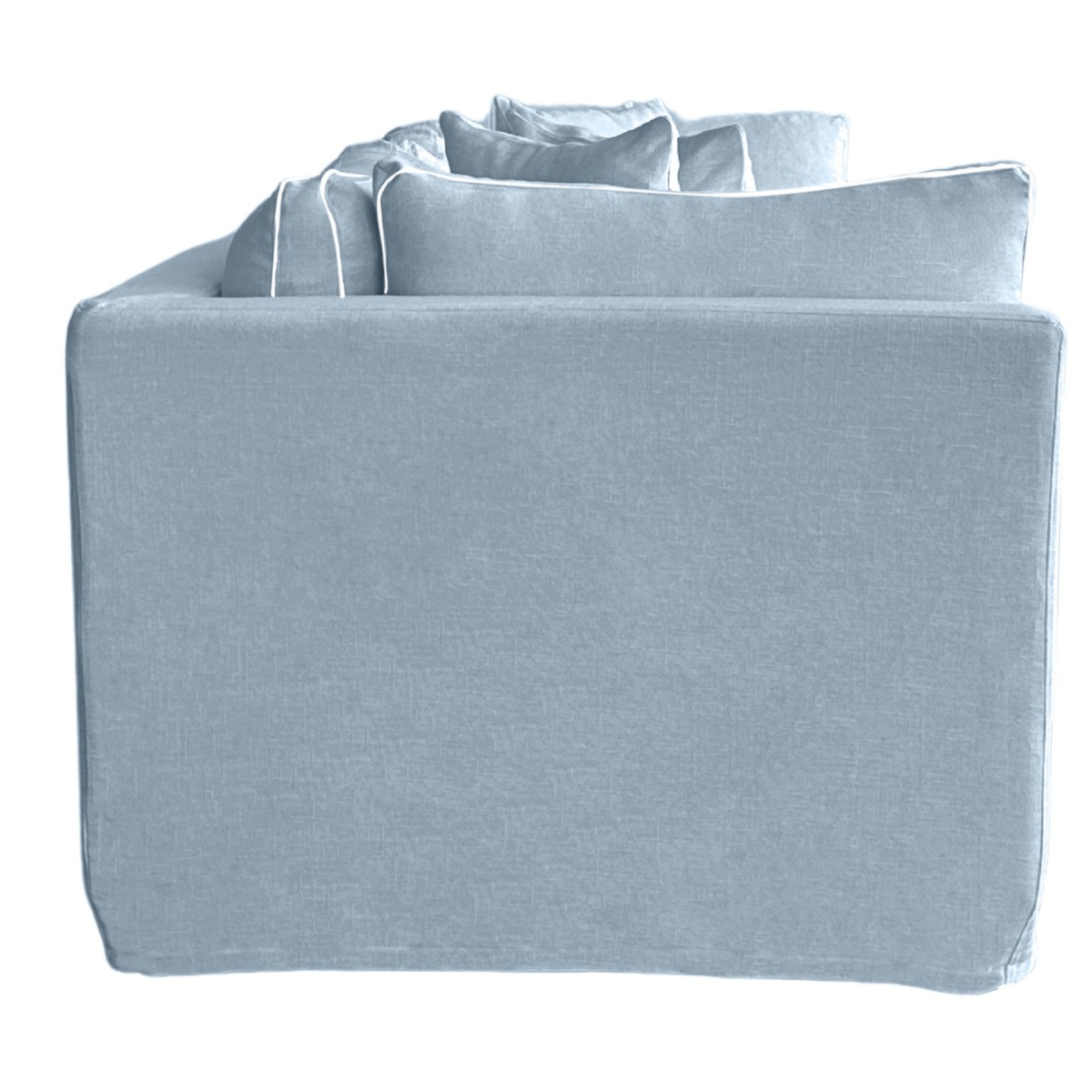 Marbella 4 Seat Sofa Beach W/White piping, W 300 D 100 H 85cm (RRP $3859) - Image 2