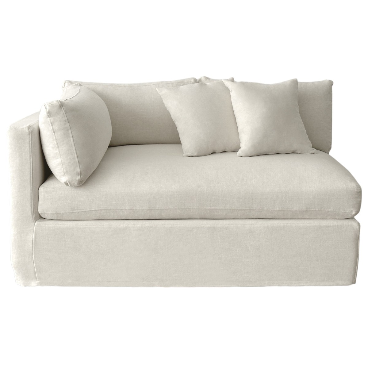 Slip Cover - Marbella Modular Sofa A Ivory, W 150 D 100 H 85cm (RRP $799) - Image 13