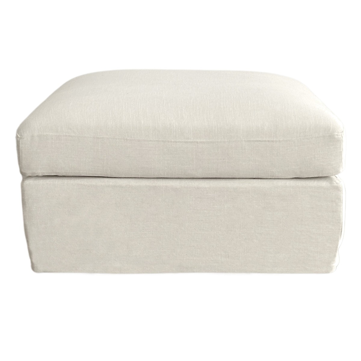 Slip Cover - Marbella Modular Sofa C Ivory, W 125 D 90 H 45cm (RRP $499) - Image 5