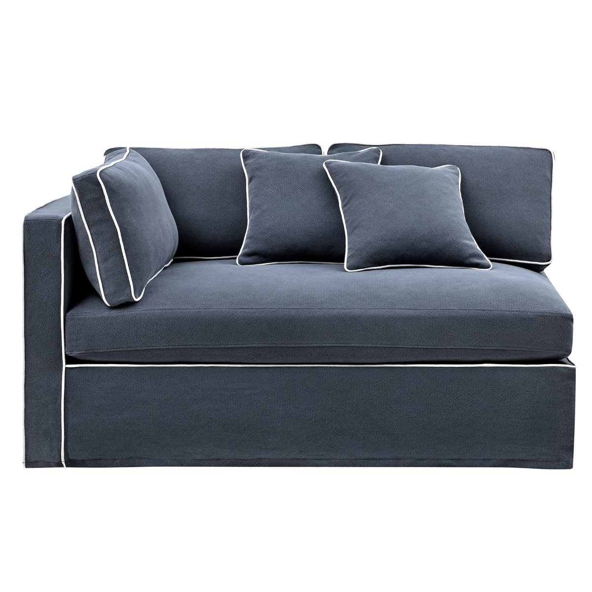 Slip Cover - Marbella Modular Sofa A Navy, W 150 D 100 H 85cm (RRP $799) - Image 14