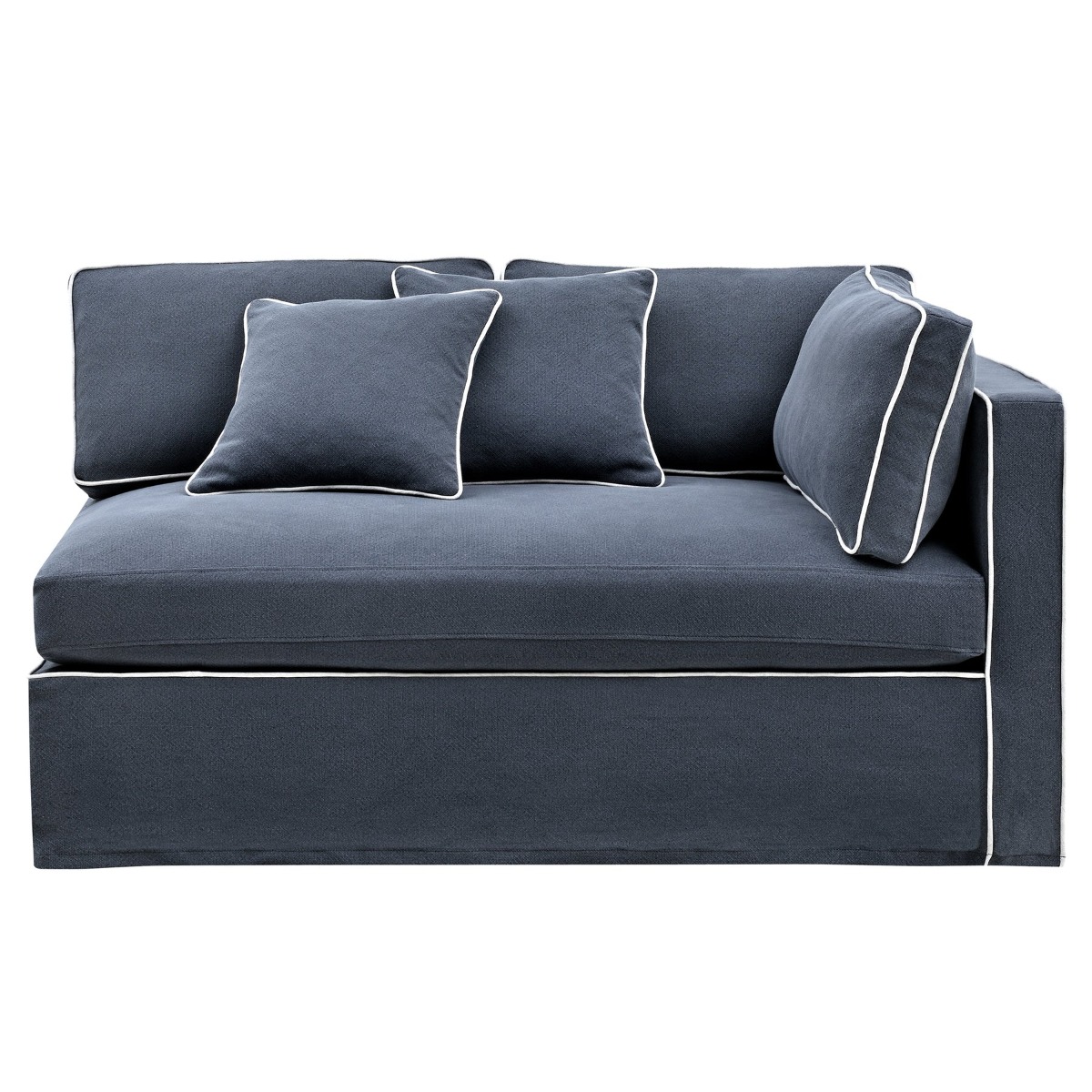 Slip Cover - Marbella Modular Sofa B Navy, W 150 D 100 H 85cm (RRP $899) - Image 14