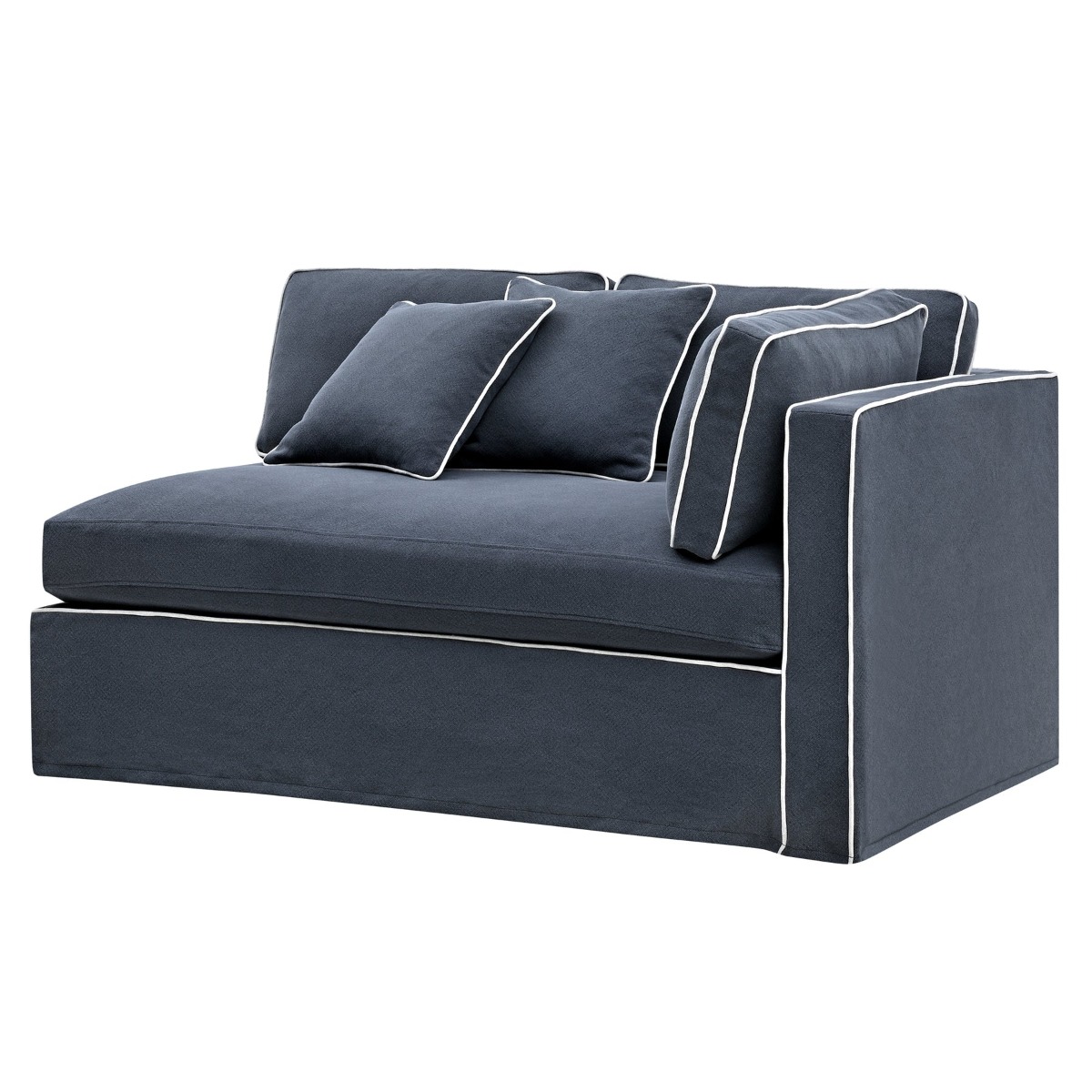Slip Cover - Marbella Modular Sofa B Navy, W 150 D 100 H 85cm (RRP $899) - Image 10