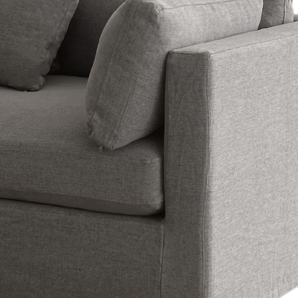 Slip Cover - Marbella Modular Sofa B Storm, W 150 D 100 H 85cm (RRP $799) - Image 5