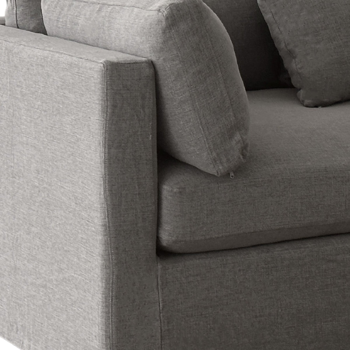 Slip Cover - Marbella Modular Sofa A Storm, W 150 D 100 H 85cm (RRP $799) - Image 6