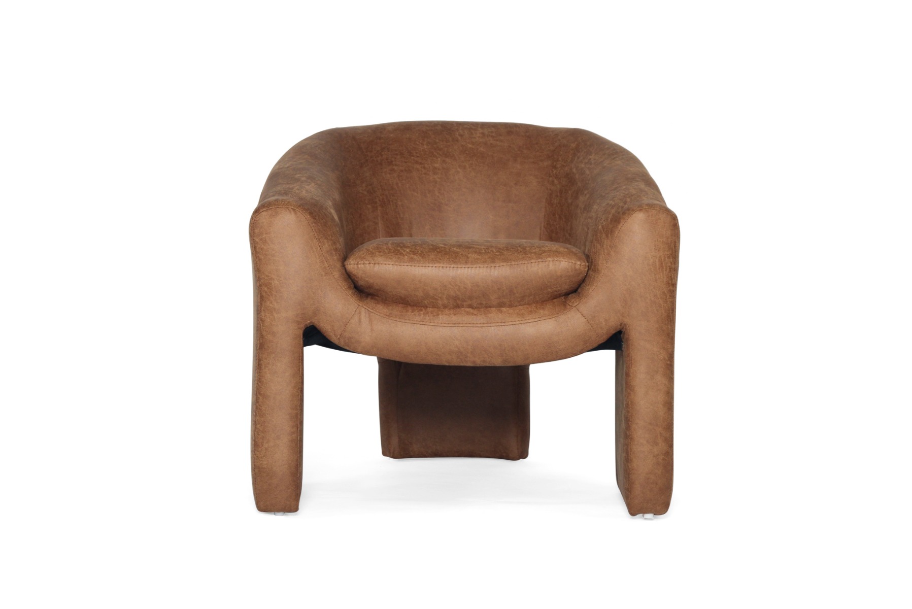 Freja Armchair Cognac Leather, W 78cm x D 79.5cm x H 72cm - Image 14