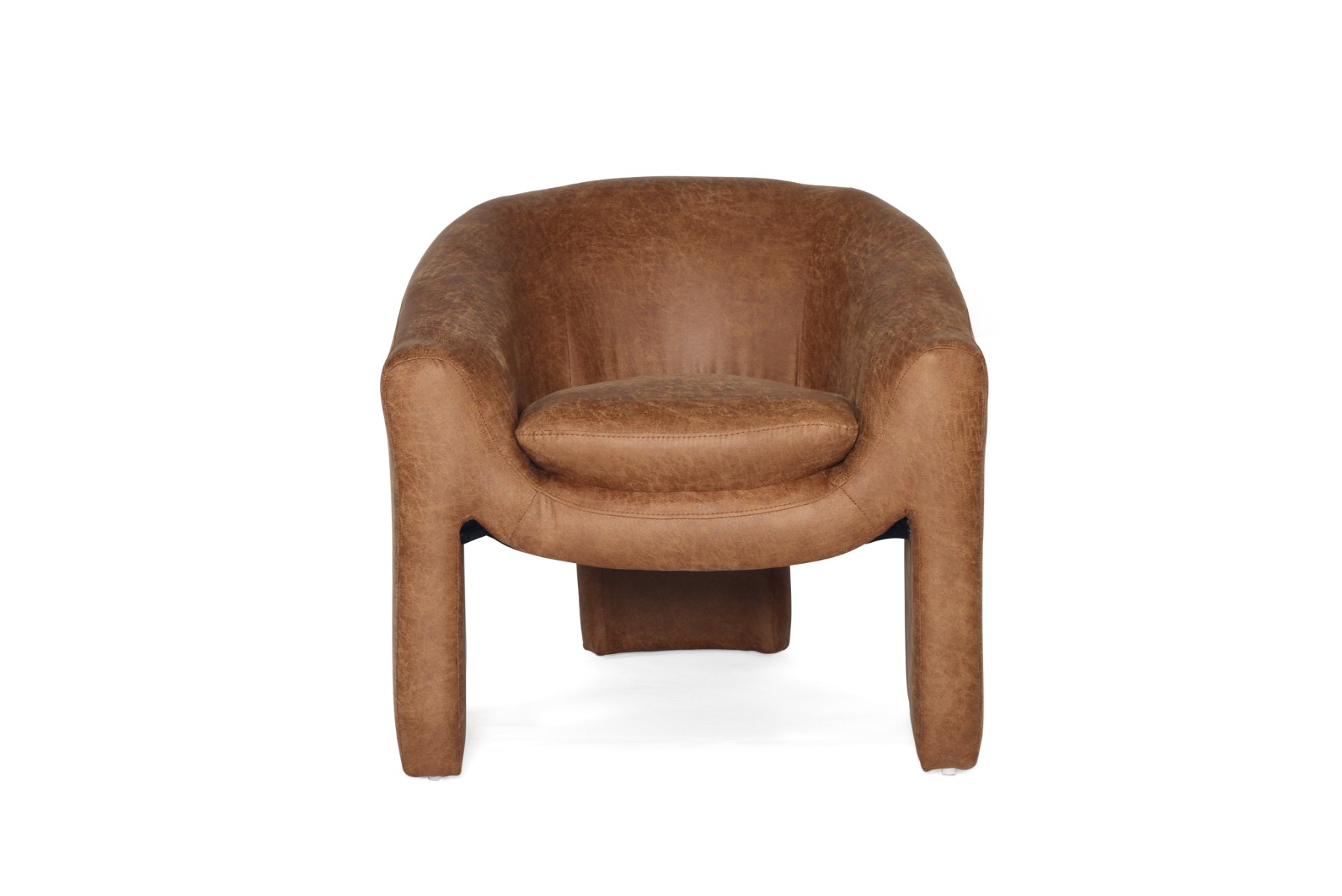 Freja Armchair Cognac Leather, W 78cm x D 79.5cm x H 72cm - Image 13