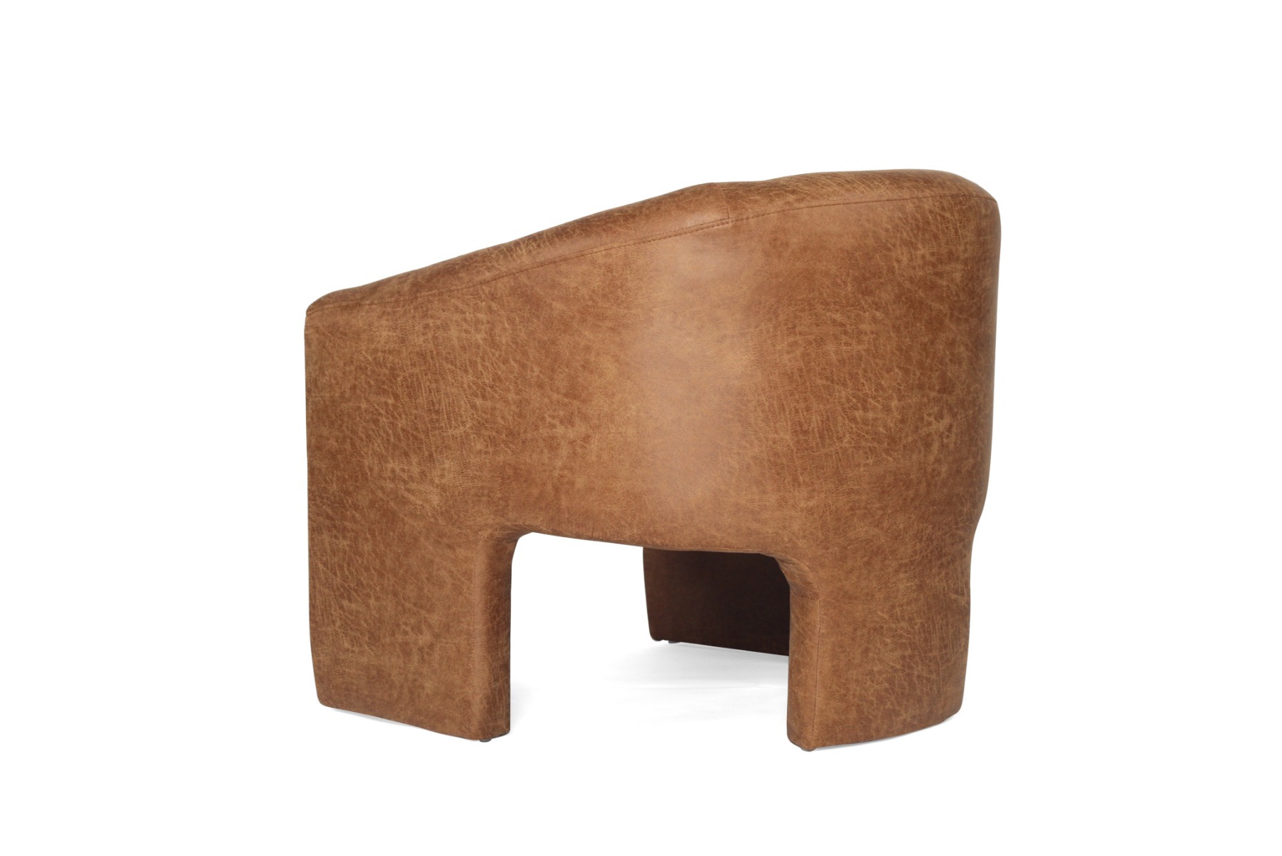 Freja Armchair Cognac Leather, W 78cm x D 79.5cm x H 72cm - Image 11