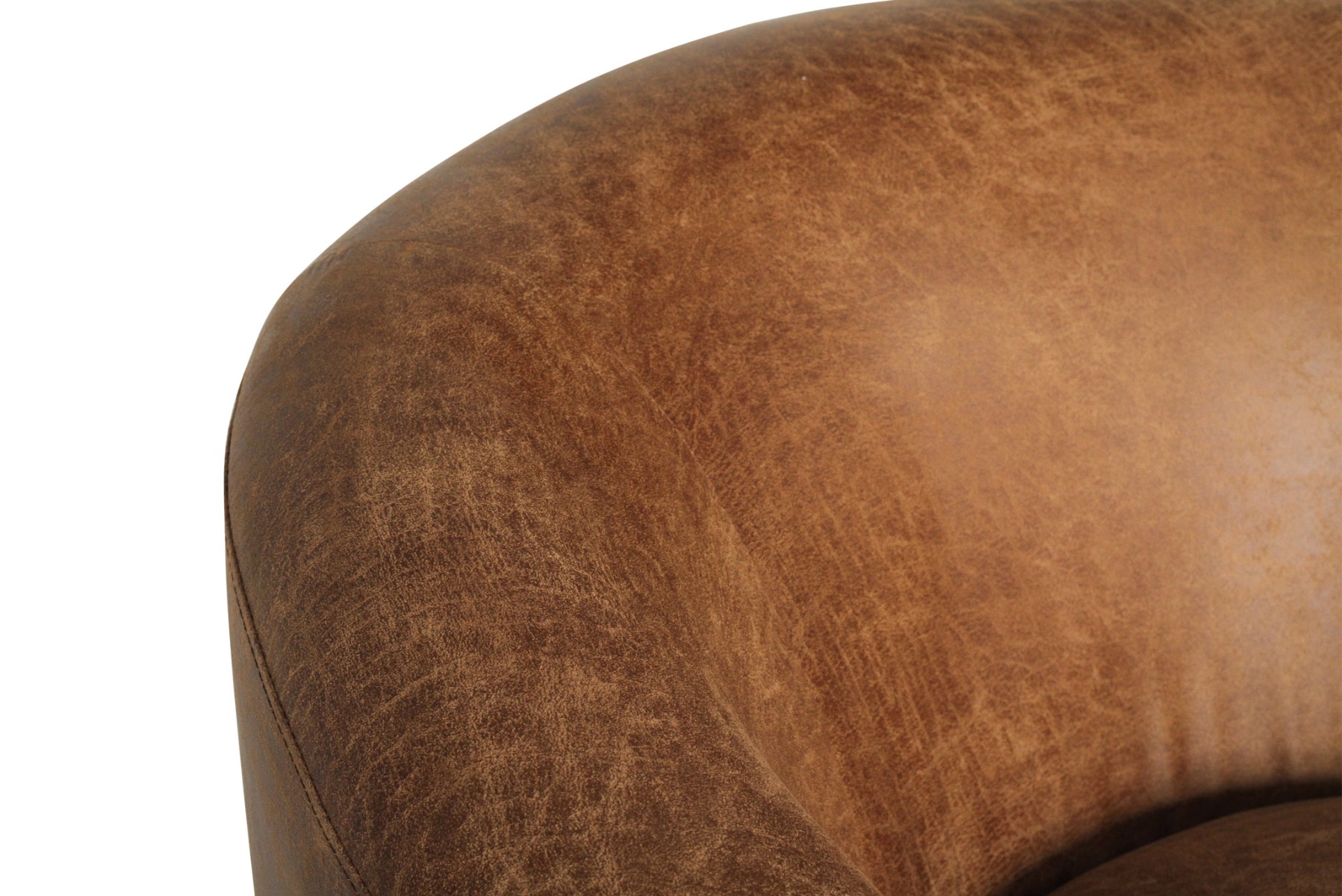 Freja Armchair Cognac Leather, W 78cm x D 79.5cm x H 72cm - Image 7