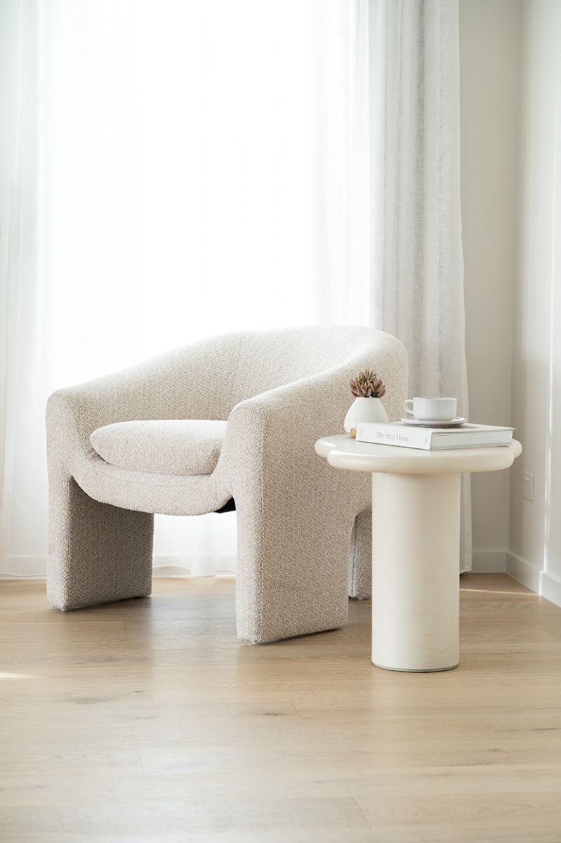 Freja Armchair Ivory, W 78cm x D 79.5cm x H 72cm - Image 15