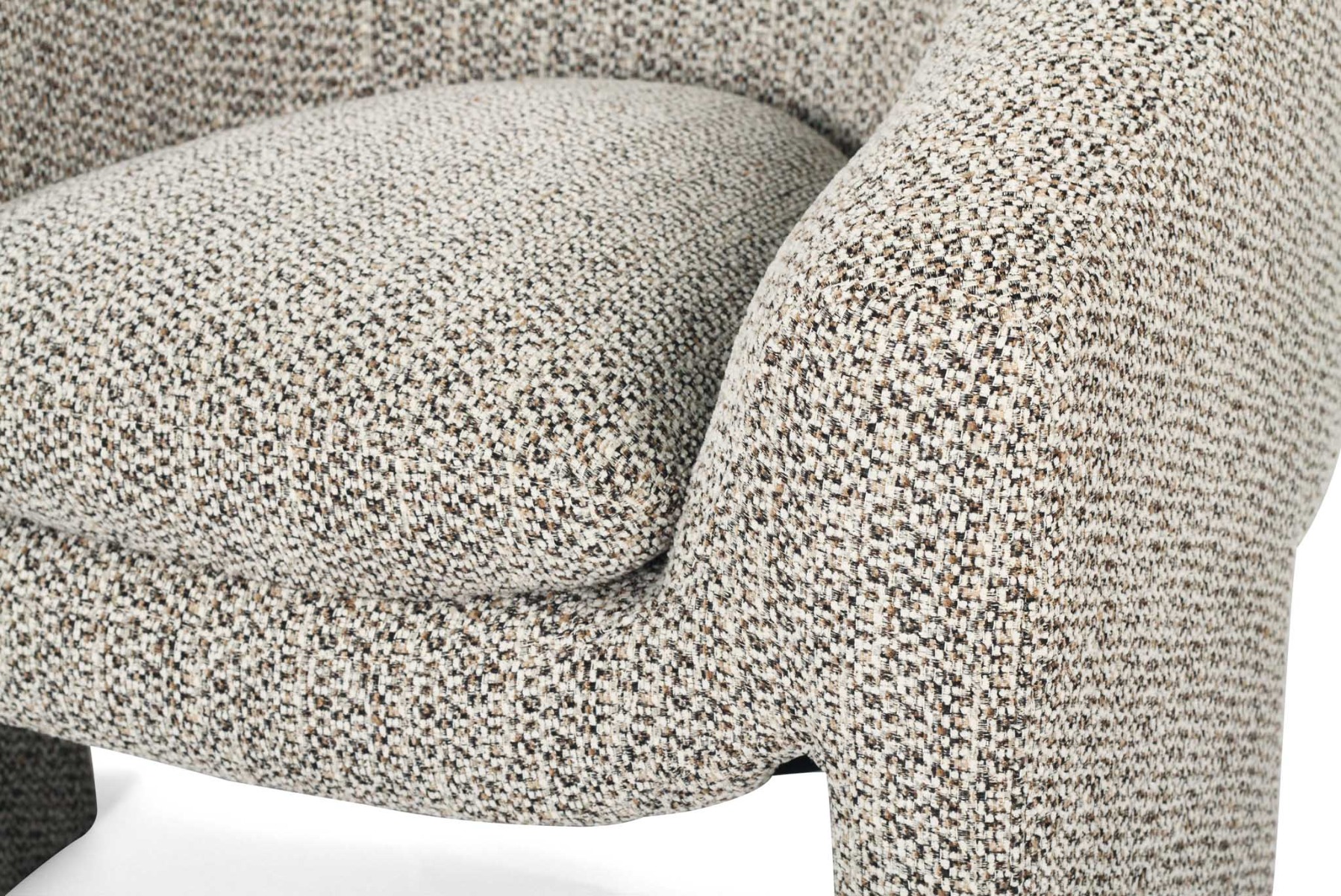 Freja Armchair Mottled Taupe, W 78cm x D 79.5cm x H 72cm - Image 5