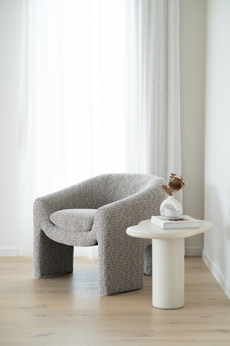 Freja Armchair Mottled Taupe, W 78cm x D 79.5cm x H 72cm - Image 3