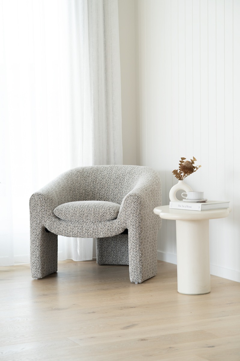 Freja Armchair Mottled Taupe, W 78cm x D 79.5cm x H 72cm - Image 2