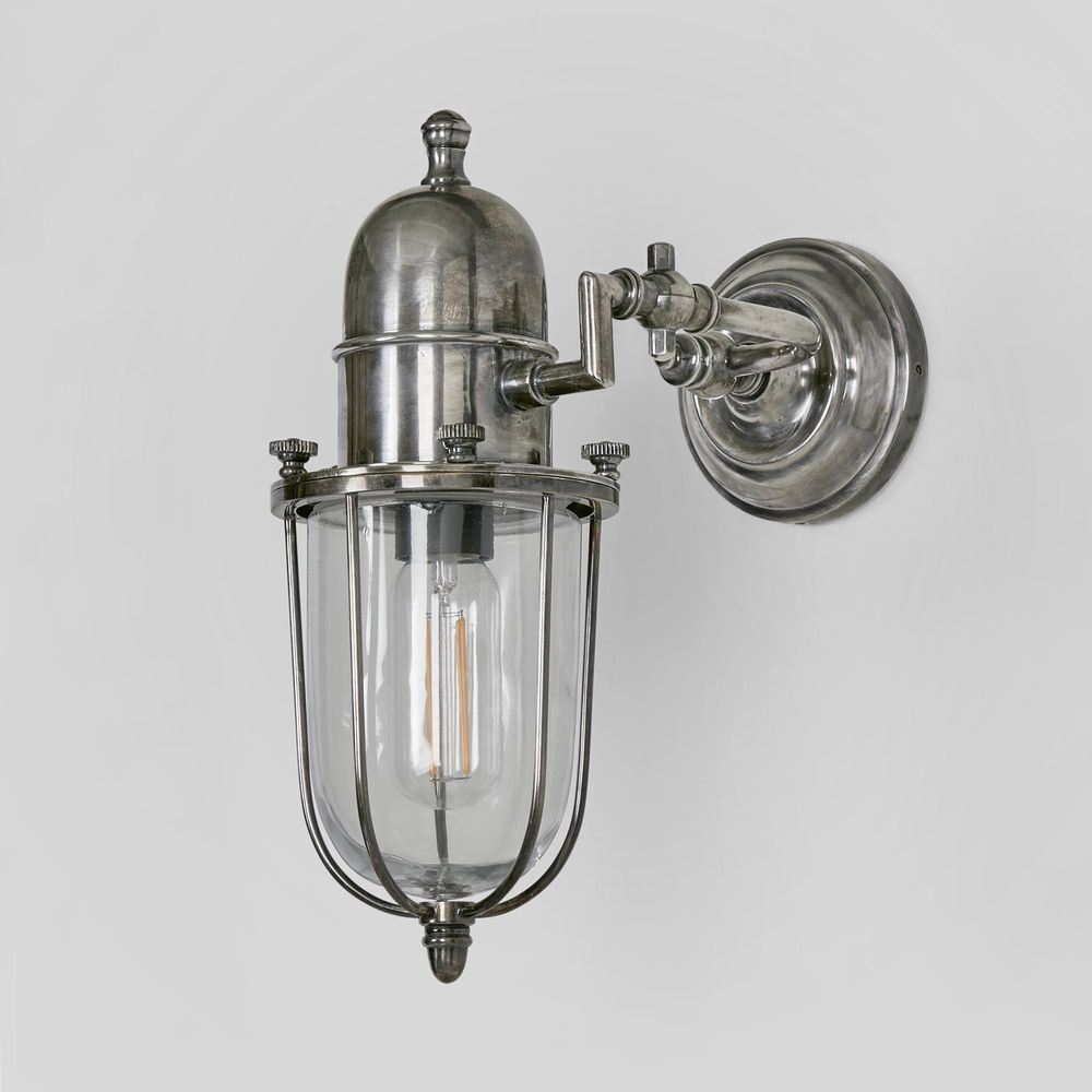Chapel Outdoor Wall Light Outdoor Silver (RRP $649) - Image 4